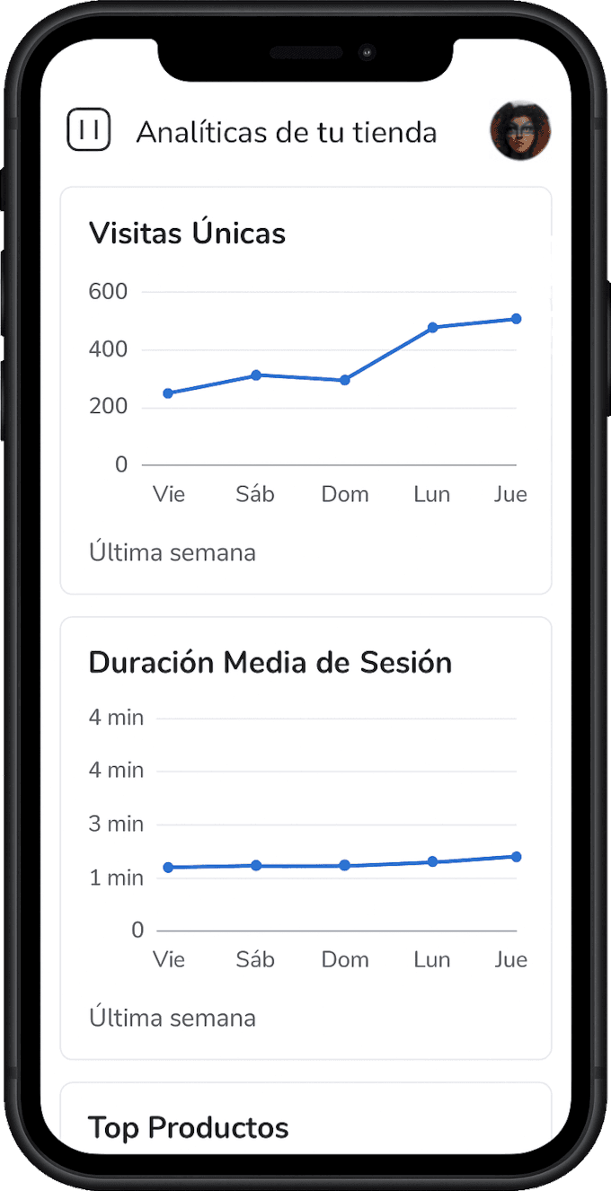 Tienti en acción - móvil y web